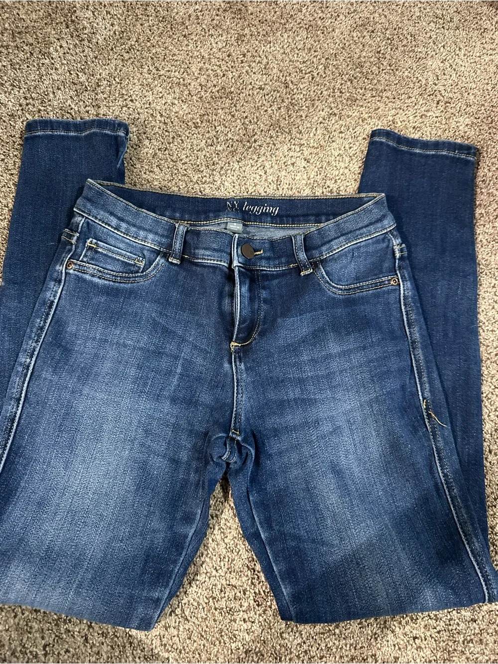 New York & Company Dark Blue Women's Jeggings - Picture 1 of 2